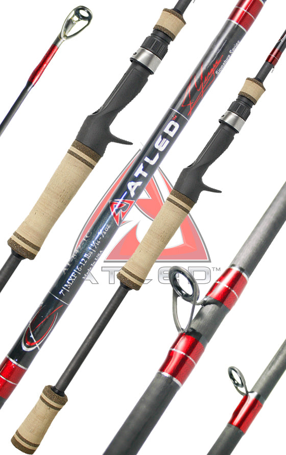 Atled™ 874 - 7 ft 3 in / Med Heavy / Fast Action – Cajun Rods