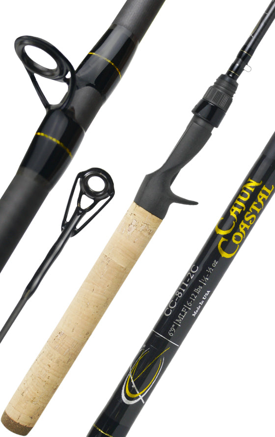 Cajun Rods Coastal 811 Spin Short Full Grip