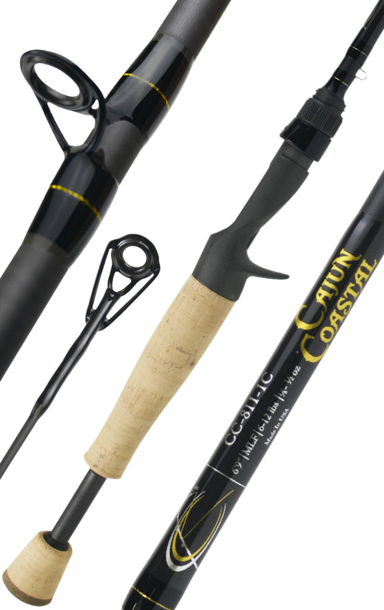 Cajun Coastal™ 812: 6 ft. 9 in. / Meduim Power / Fast Action – Cajun Rods