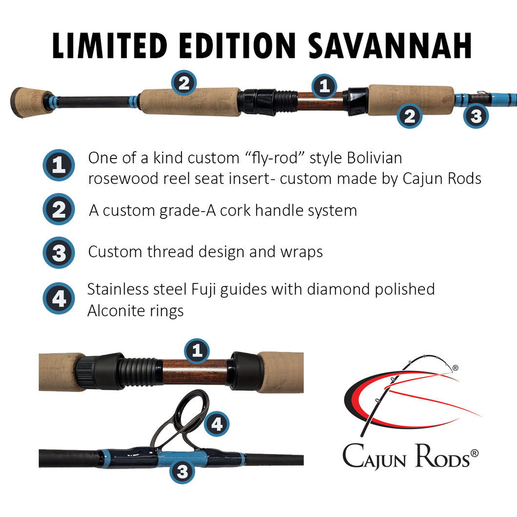 Spring 2026 Limited Edition Savannah – Cajun Rods