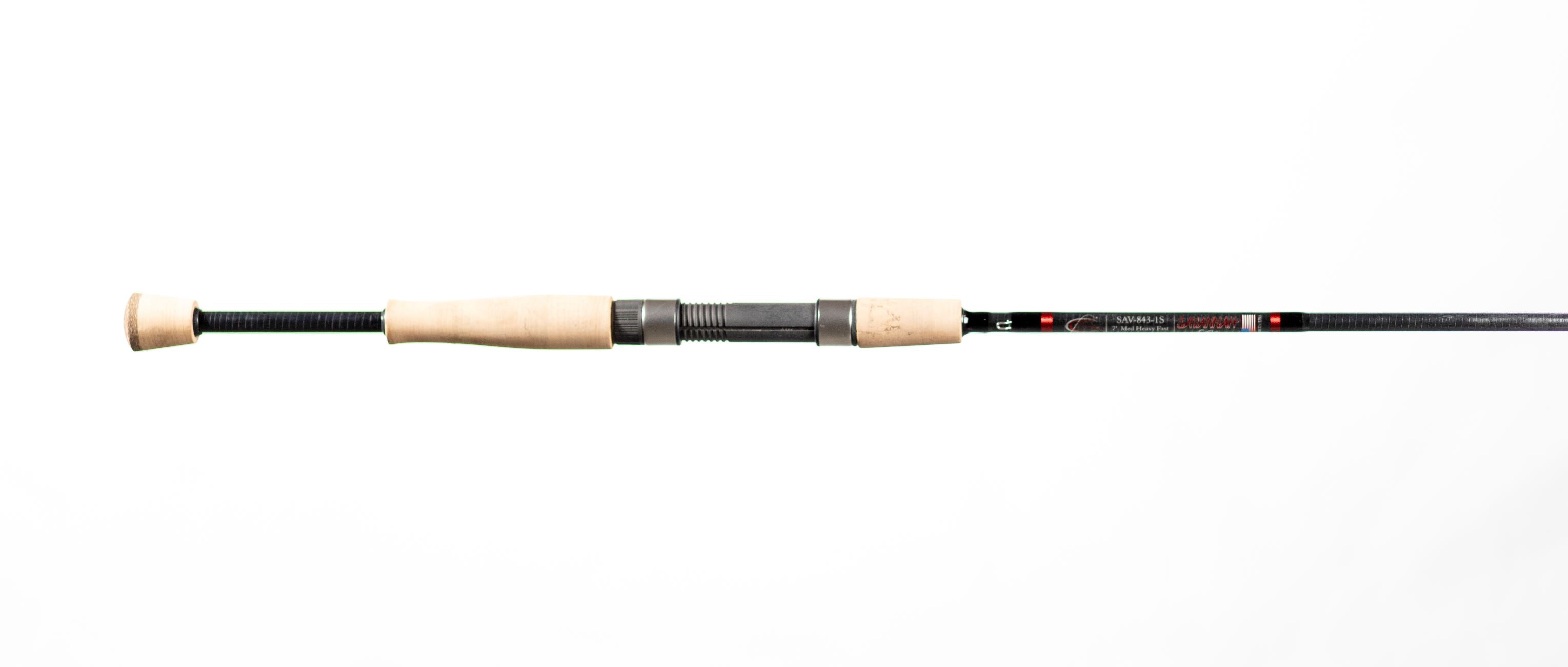 baitcaster rod 8 line size 10-20 lb huntington beach 7'3 Black Reign MH JT Outdoor Products the blank. 118cm Queenfish on Light Gear: