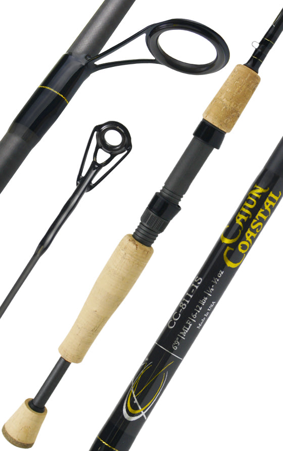 Cajun Rods Coastal 811 Spin Short Full Grip