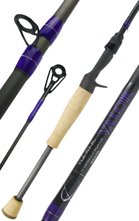  St. Croix Rods Reign Casting Fishing Rod, 6' 6, Purple  (RGC66MHF-PC) : Sports & Outdoors