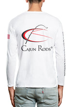Load image into Gallery viewer, Cajun Long Sleeve Fishing Shirt - White